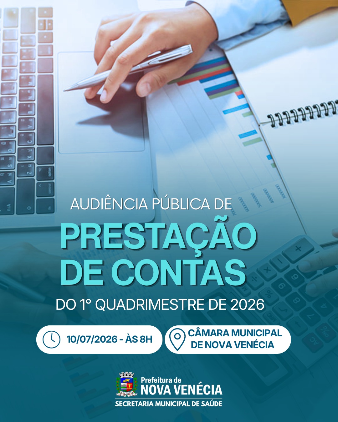 Prefeitura realiza Audiência Pública de Prestação de Contas da Saúde nesta sexta-feira (10)